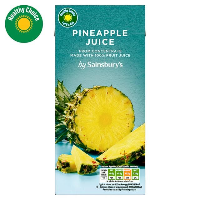 Sainsbury's Pineapple Juice 1L - gallery image 1