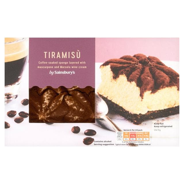 Sainsbury's Tiramisu Italian Dessert 500g - gallery image 1