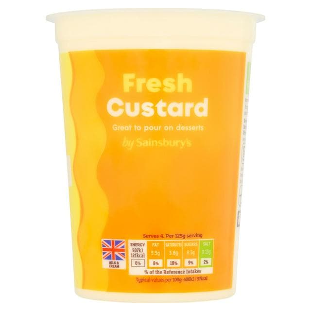 Sainsbury's Fresh Custard 500g - gallery image 1