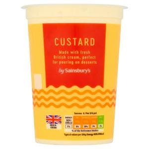 Sainsbury's Fresh Custard 500g