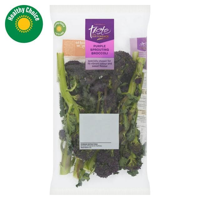 Sainsbury's Purple Sprouting Broccoli Spears 200g - gallery image 1