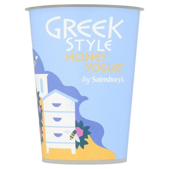 Sainsbury's Greek Style Honey Yogurt 450g - gallery image 1