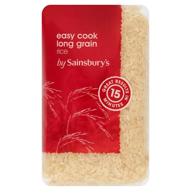 Sainsbury's Easy Cook Long Grain White Rice 1kg - gallery image 1