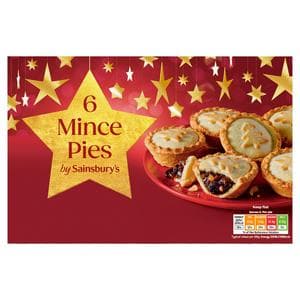 Sainsbury's 6 x Mince Pies 290g
