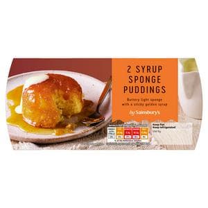 Sainsbury's Syrup Sponge Puddings 2 x 105g