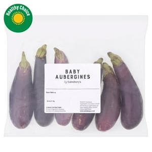 Sainsbury's Baby Aubergines 200g