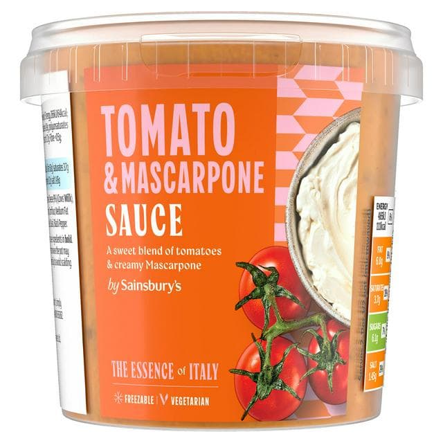 Sainsbury's Tomato & Mascarpone Sauce 350g (Serves 2) - gallery image 1