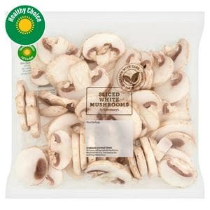 Sainsbury's Sliced White Mushrooms 250g