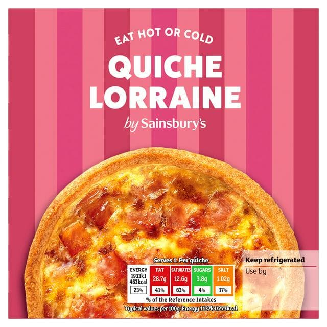Sainsbury's Quiche Lorraine 170g - gallery image 1