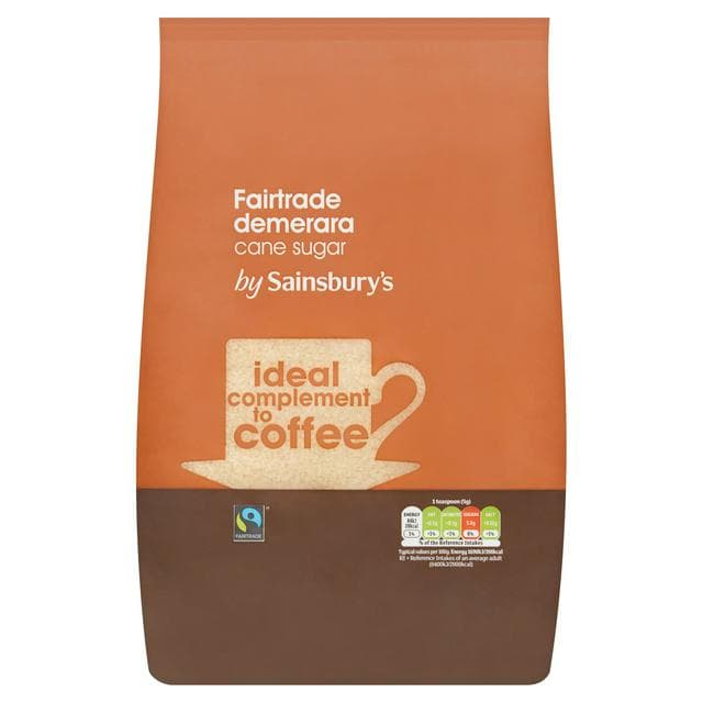 Sainsbury's Fairtrade Demerara Cane Sugar 2kg - gallery image 1