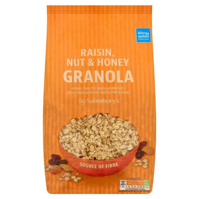 Sainsbury's Granola, Raisin, Nut & Honey 1kg - gallery image 1
