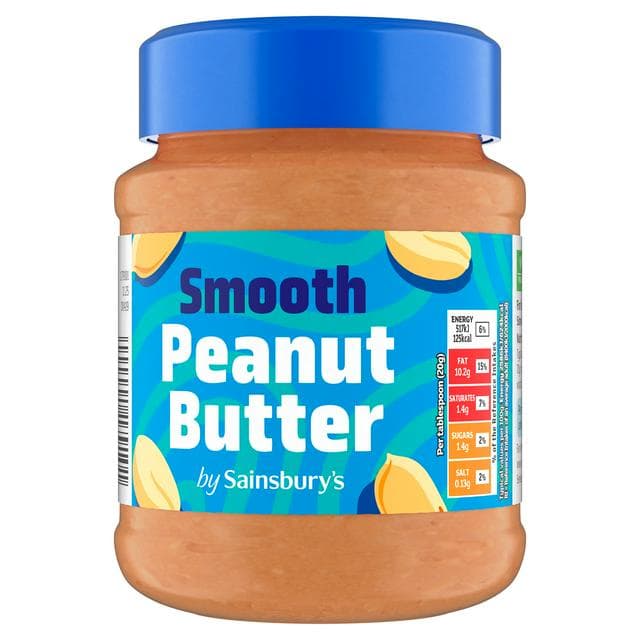Sainsbury's Peanut Butter Smooth 340g - gallery image 1