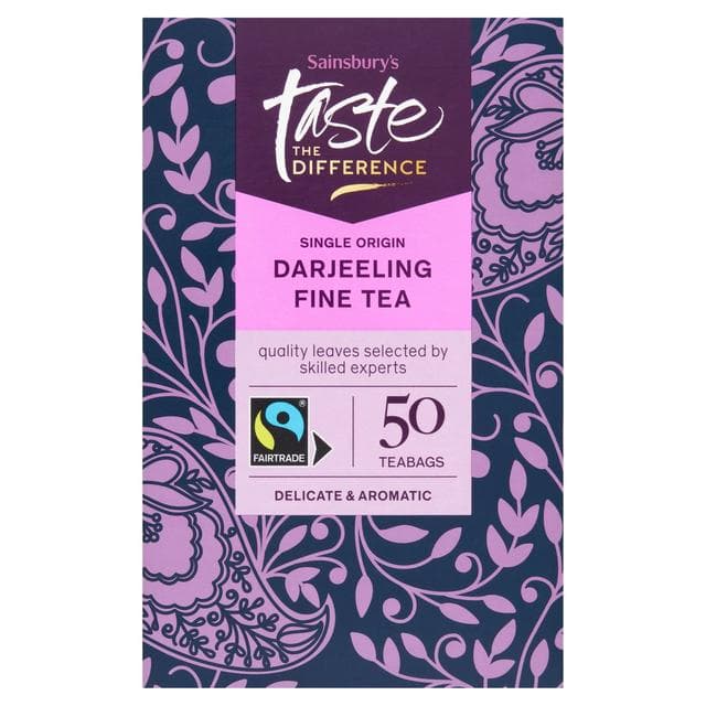 Sainsbury's Darjeeling Tea Bags, Taste the Difference x50 - gallery image 1
