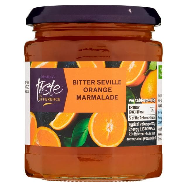 Sainsbury's Fresh Fruit Bitter Orange Marmalade, Taste the Difference 340g - gallery image 1