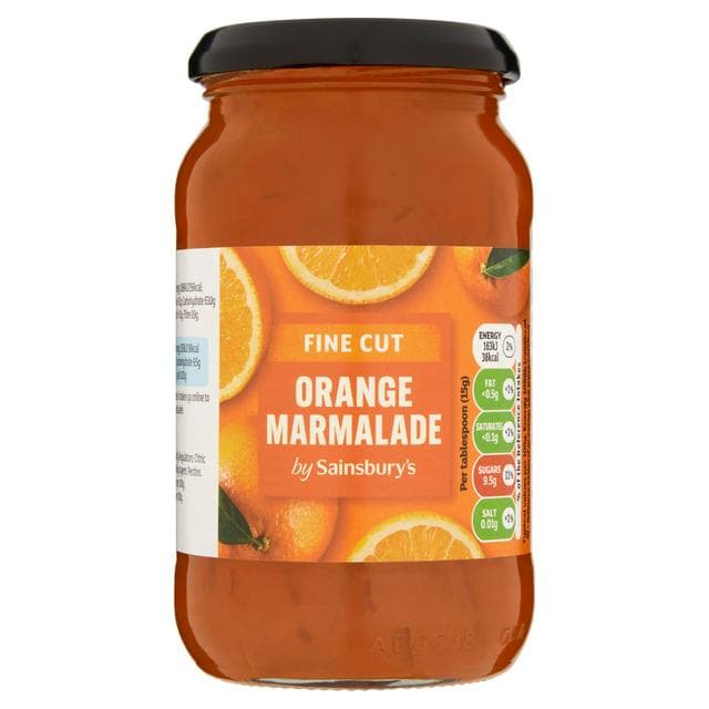 Sainsbury's Orange Marmalade, Fine Cut 454g - gallery image 1