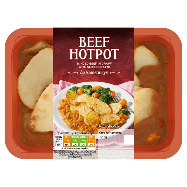 Sainsbury's Beef Hotpot 400g (Serves 1) - gallery image 1