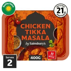 Sainsbury's Indian Chicken Tikka Masala Ready Meal Main For 2 400g