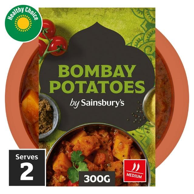 Sainsbury's Indian Bombay Potato Ready Meal Side For 2 300g - gallery image 1