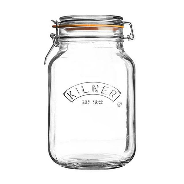 Kilner 1.5L Klip Top Square Jar - gallery image 1