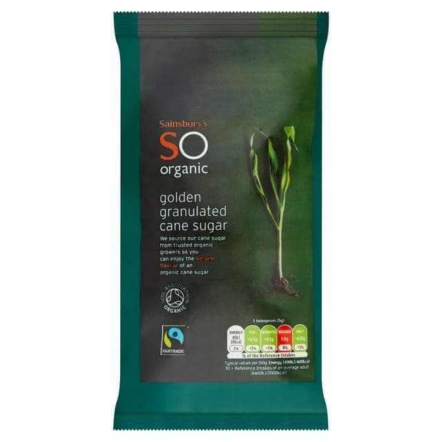 Sainsbury's Fairtrade Cane Sugar, SO Organic 500g - gallery image 1