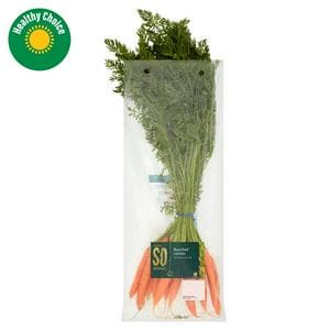 Sainsbury's Bunched Carrots, SO Organic 400g