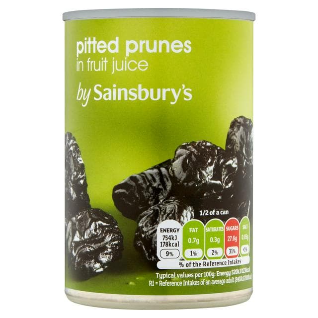 Sainsbury's Prunes, Pitted, in Juice 290g - gallery image 1