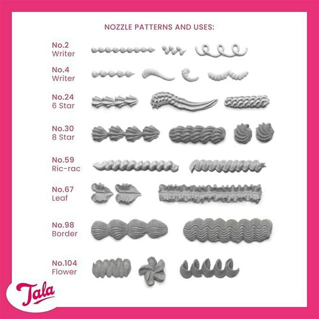 Tala Icing Bag Set With 8 Nozzles - gallery image 4