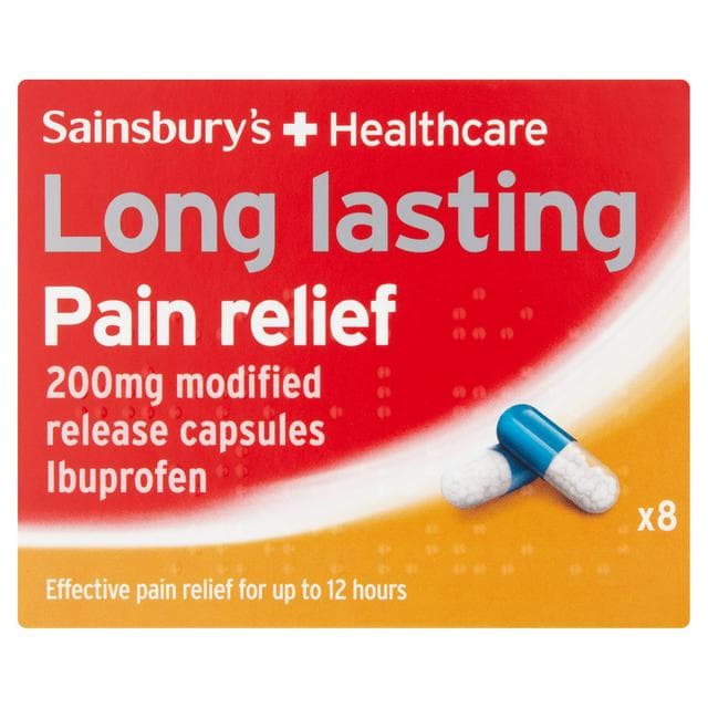Sainsbury's Ibuprofen, Capsules x8 - gallery image 1