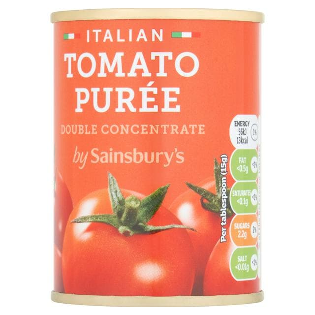 Sainsbury's Italian Tomato Purée Double Concentrate 142g - gallery image 1