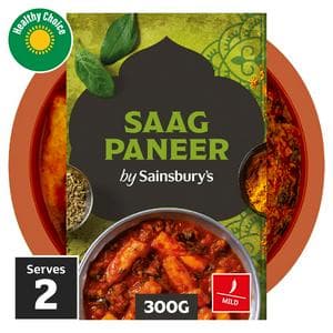 Sainsbury's Indian Saag Paneer Ready Meal Side For 2 300g