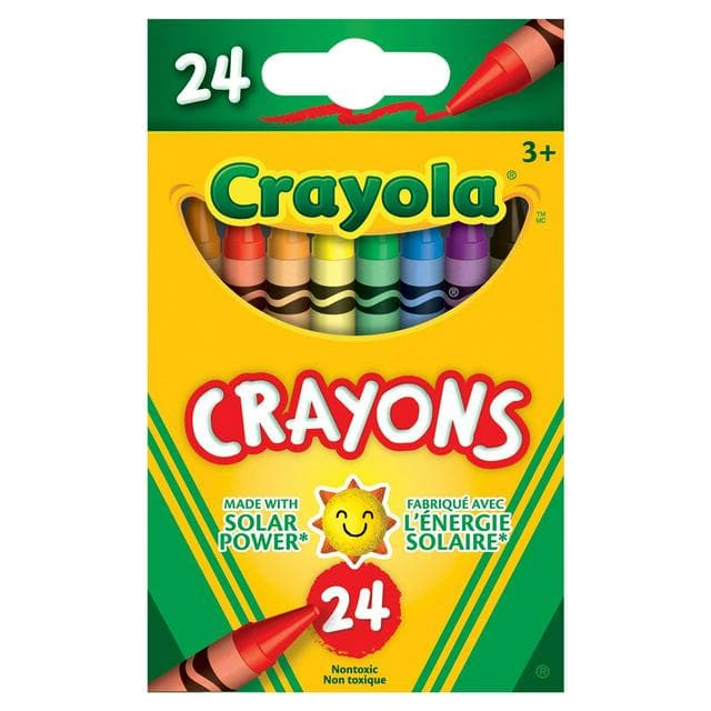 Crayola Pack of 24 Assorted Wax Crayons - gallery image 1