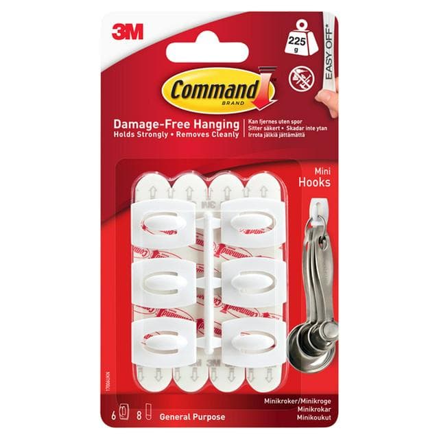 Command 6 Hooks & 8 Strips Pack - gallery image 1