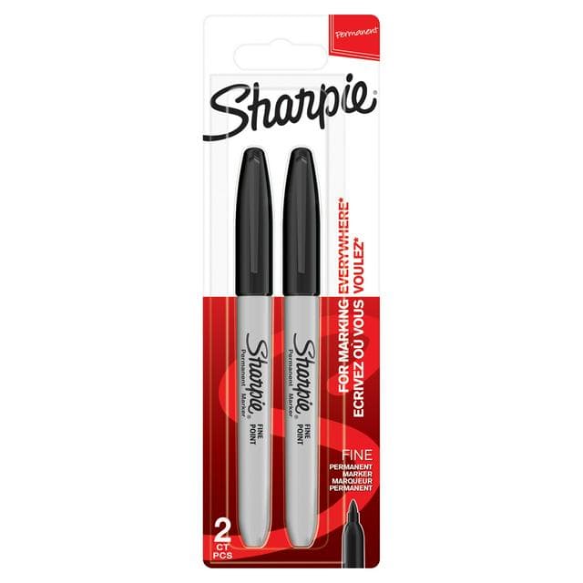 Sharpie Black Markers 2pk - gallery image 1