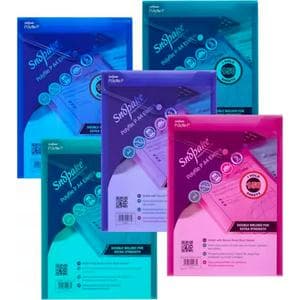 Snopake Pack of 5 A4 Assorted Polyfile Document Wallet Electra