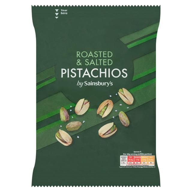 Sainsbury's Roasted Salted Pistachios 300g - gallery image 1