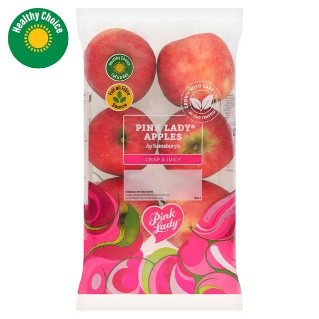 Sainsbury's 6 x Pink Lady Apples - gallery image 1