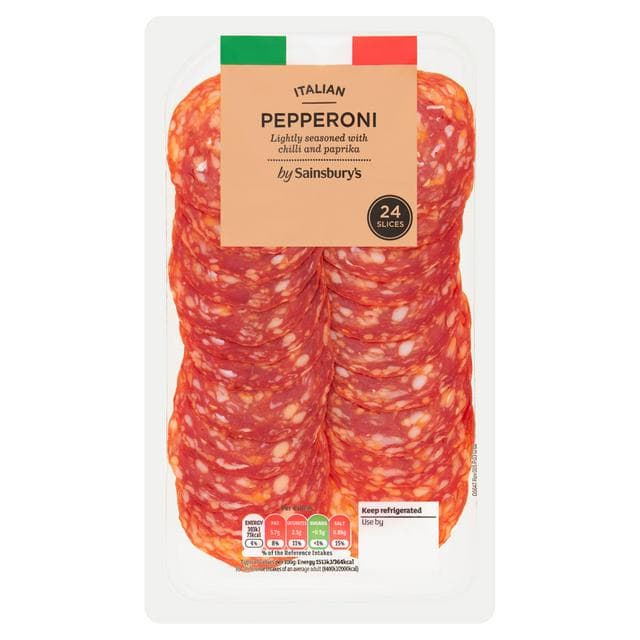 Sainsbury's Italian Pepperoni 100g - gallery image 1