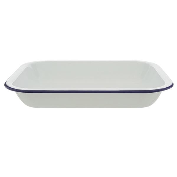 Falcon 28cm Rectangular Enamel Roaster - Blue - gallery image 1