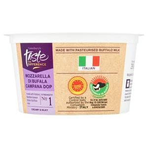 Sainsbury's Buffalo Mozzarella, Taste the Difference 125g