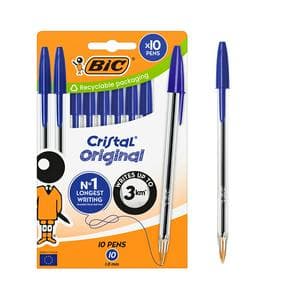 BIC Cristal Blue Ballpoint 10 Pack