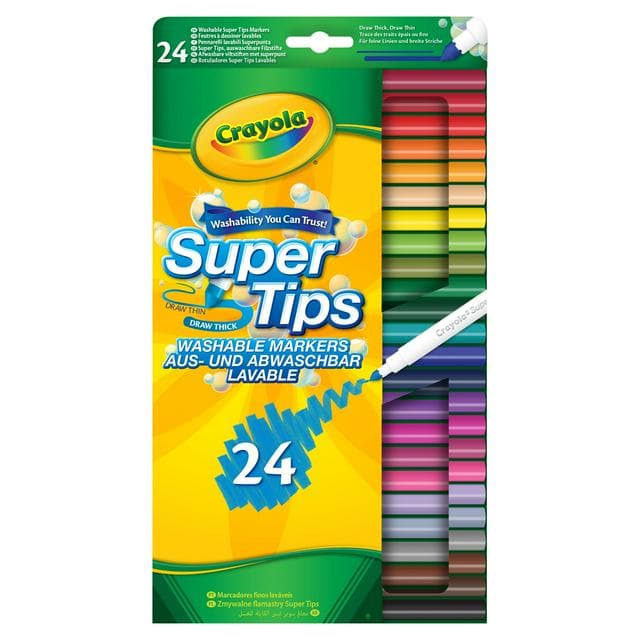 Crayola Pack of 24 Super Tips - gallery image 1