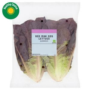 Sainsbury's Cos Lettuce, Mini Red x2