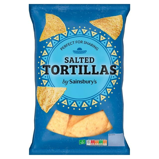 Sainsbury's Tortilla Chips Salted 200g - gallery image 1