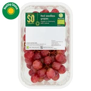 Sainsbury's Grapes (Red or Black), SO Organic 400g