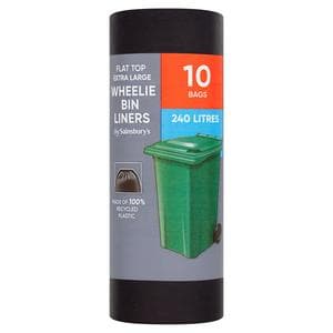 Sainsbury's Wheelie Bin Liner x10