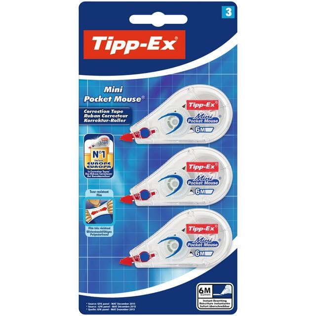 Tippex Mini Pocket Mouse 3pk - gallery image 1