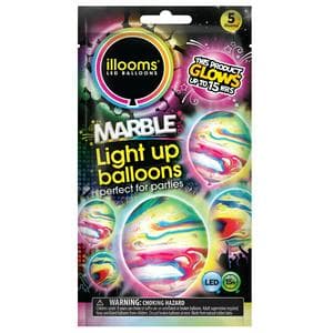 Illoom Pack of 5 Marble Balloons