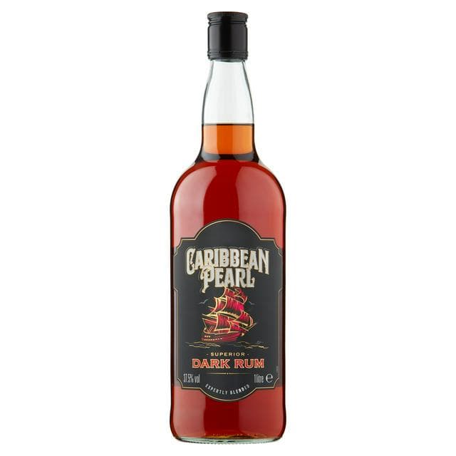 Sainsbury's Caribbean Pearl Superior Dark Rum 1 Litre - gallery image 1