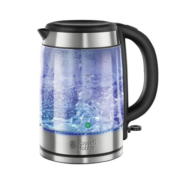 Russell Hobbs Illuminating Black Glass Kettle 21600-10 - gallery image 1
