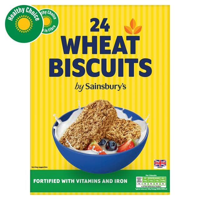 Sainsbury's Wheat Biscuits x24 - gallery image 1